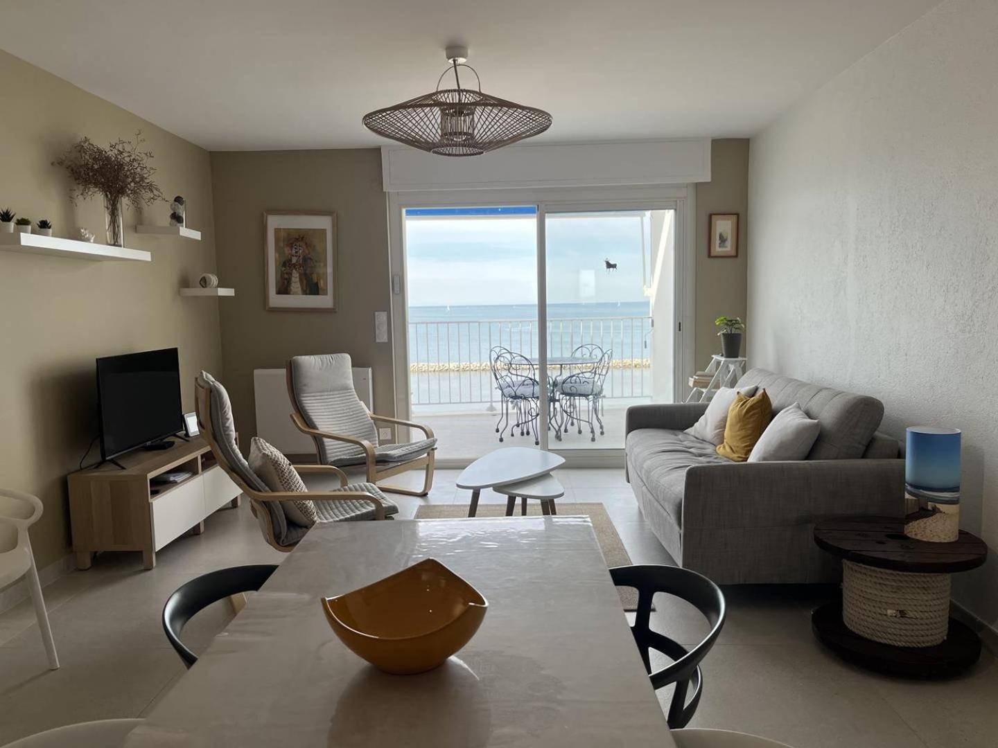 AS21932 - Appartement P3 magnifique Vue Mer en dernier étage sur le Front de Mer Le Grau-du-Roi Exterior foto